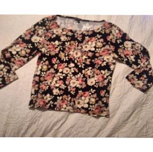 NWT Jrs Large Try This Blouse